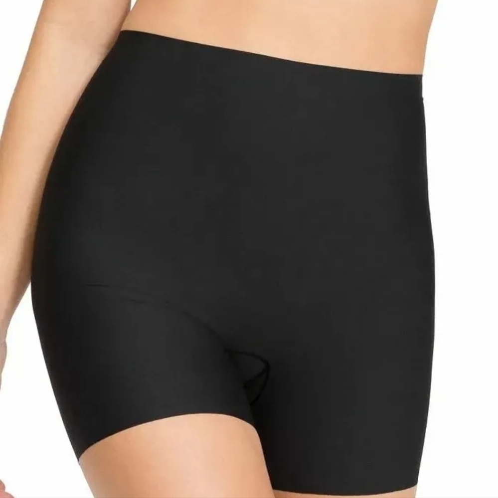 SPANX Firm Control Thinstincts Targeted Girl Shorts 10004R Black L XL NEW